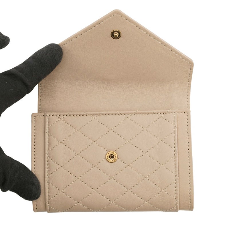 サンローランパリ カードケース スモール エンベロープ ウォレット ラムスキン 692052 SAINT LAURENT PARIS