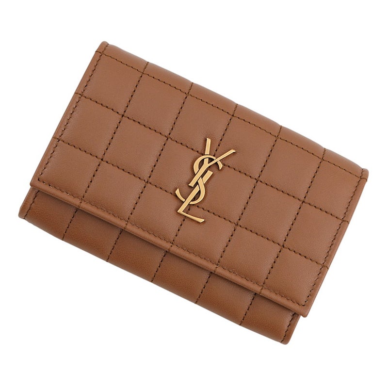 サンローランパリ カードケース コンパクト カードホルダー ラムスキン 742430 SAINT LAURENT PARIS