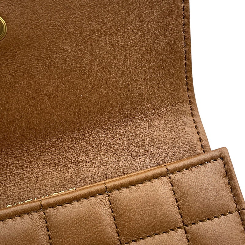 サンローランパリ カードケース コンパクト カードホルダー ラムスキン 742430 SAINT LAURENT PARIS