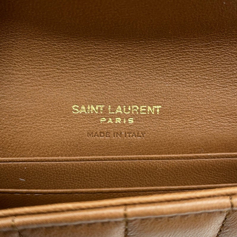 サンローランパリ カードケース コンパクト カードホルダー ラムスキン 742430 SAINT LAURENT PARIS