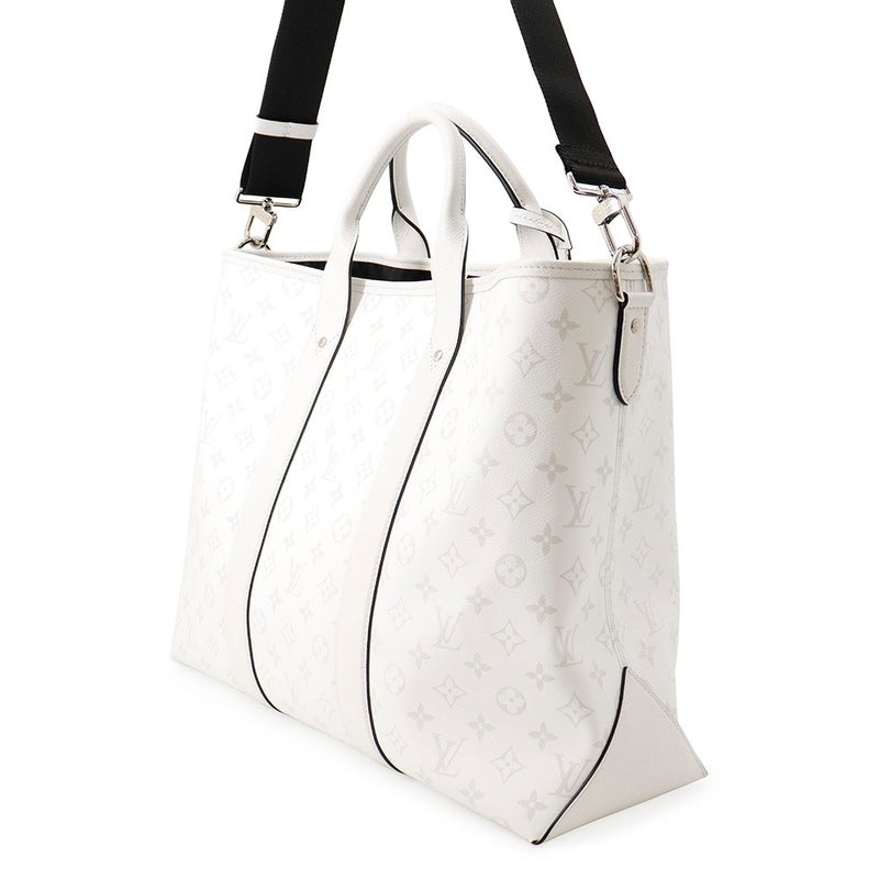 ルイヴィトン トートバッグ モノグラム/タイガ ウィークエンド・トート NM M30919 LOUIS VUITTON 2way 白 タイガラマ