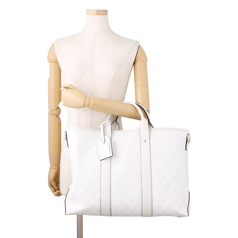ルイヴィトン トートバッグ モノグラム/タイガ ウィークエンド・トート NM M30919 LOUIS VUITTON 2way 白 タイガラマ