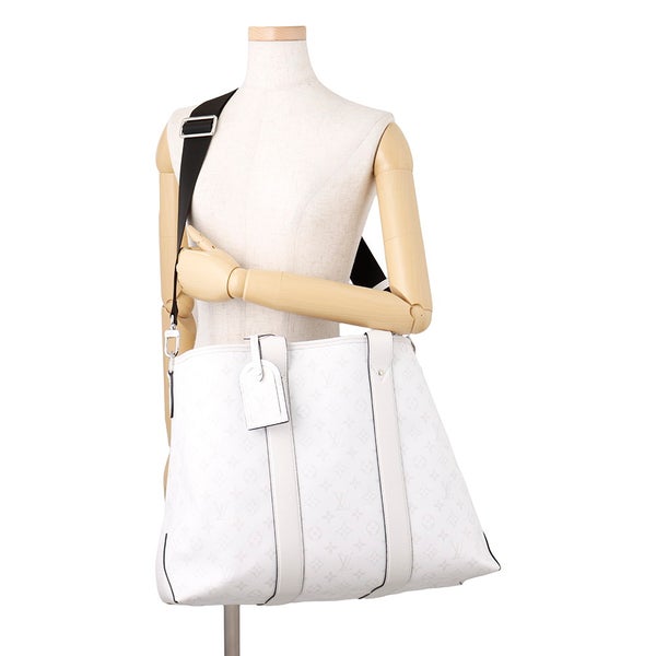 ルイヴィトン トートバッグ モノグラム/タイガ ウィークエンド・トート NM M30919 LOUIS VUITTON 2way 白 タイガラマ