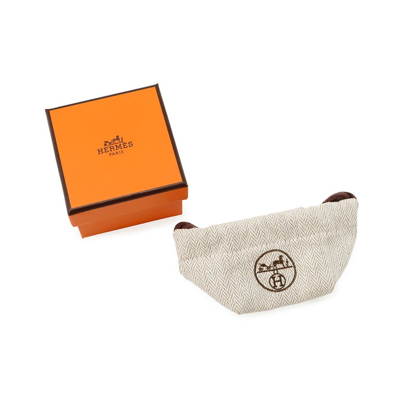 エルメス リング マイヨン ブラック/シルバー金具 サイズ56 HERMES 指輪 黒