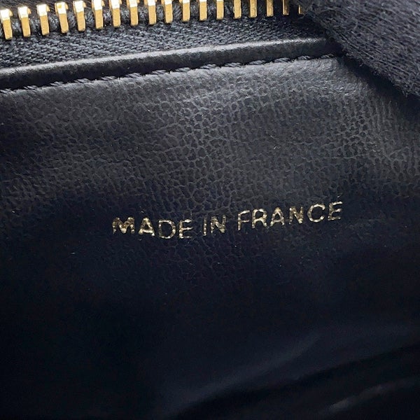 シャネル バニティバッグ ココマーク 縦型 キャビアスキン A01998 CHANEL 化粧ポーチ コスメポーチ 黒