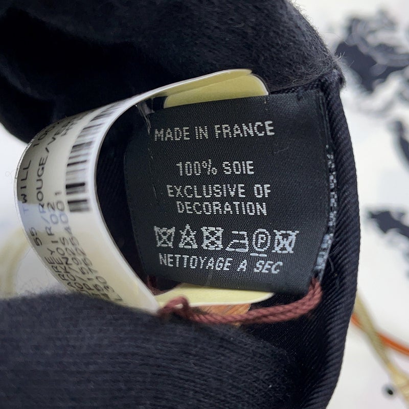 エルメス スカーフ カレ55 ジョッキー Jockey シルク HERMES 2026年秋冬 黒
