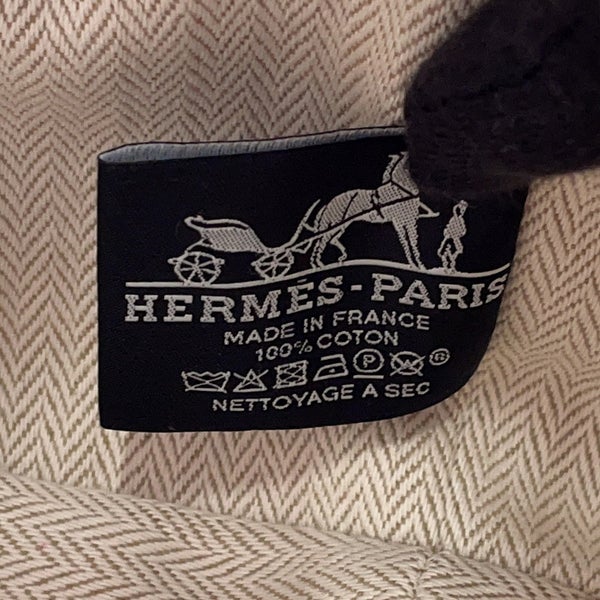 エルメス ハンドバッグ ブリッド・ア・ブラックPM ハイビスカス/シルバー金具 キャンバス HERMES ポーチ