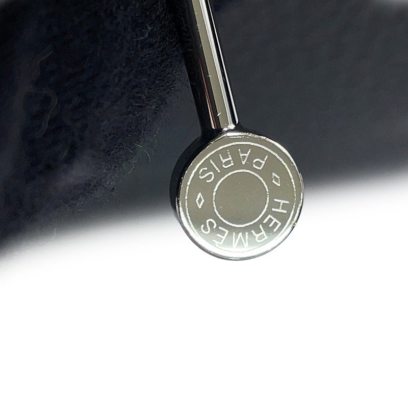 エルメス ハンドバッグ リンディ ミニ カーボン/キャバン/ブルーイドラ/シルバー金具 トリヨンクレマンス G刻印 HERMES 2way