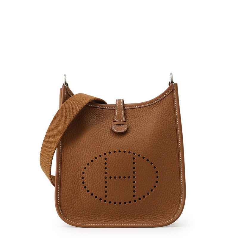 エルメス ショルダーバッグ エブリンTPM 111cm アマゾン ゴールド/シルバー金具 トリヨンクレマンス K刻印 HERMES