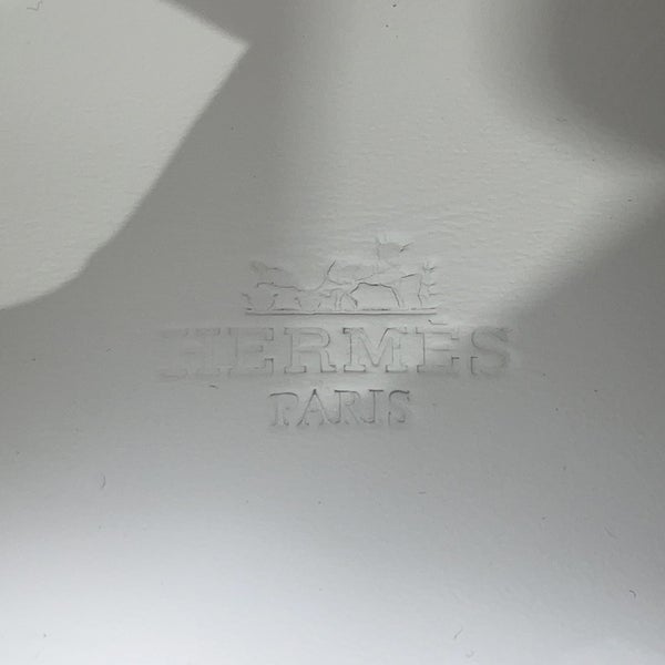エルメス スニーカー キッド レザー レディースサイズ37 HERMES 靴 白 黒