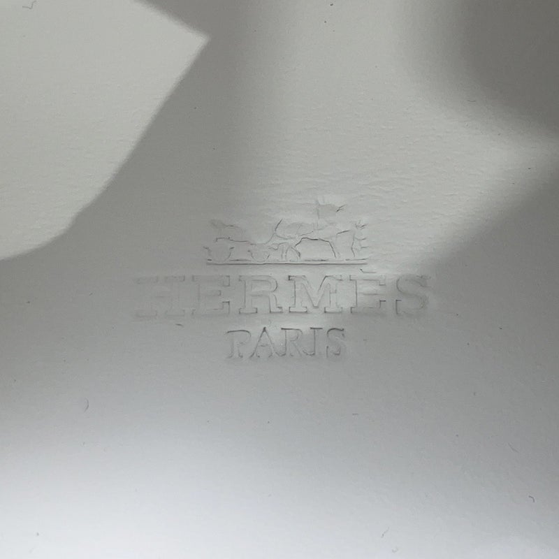 エルメス スニーカー キッド レザー レディースサイズ37 HERMES 靴 白 黒