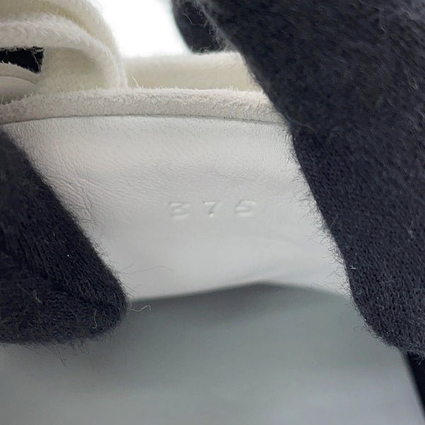 エルメス スニーカー バウンシング メッシュ レザー レディースサイズ37.5 HERMES 靴 黒 白