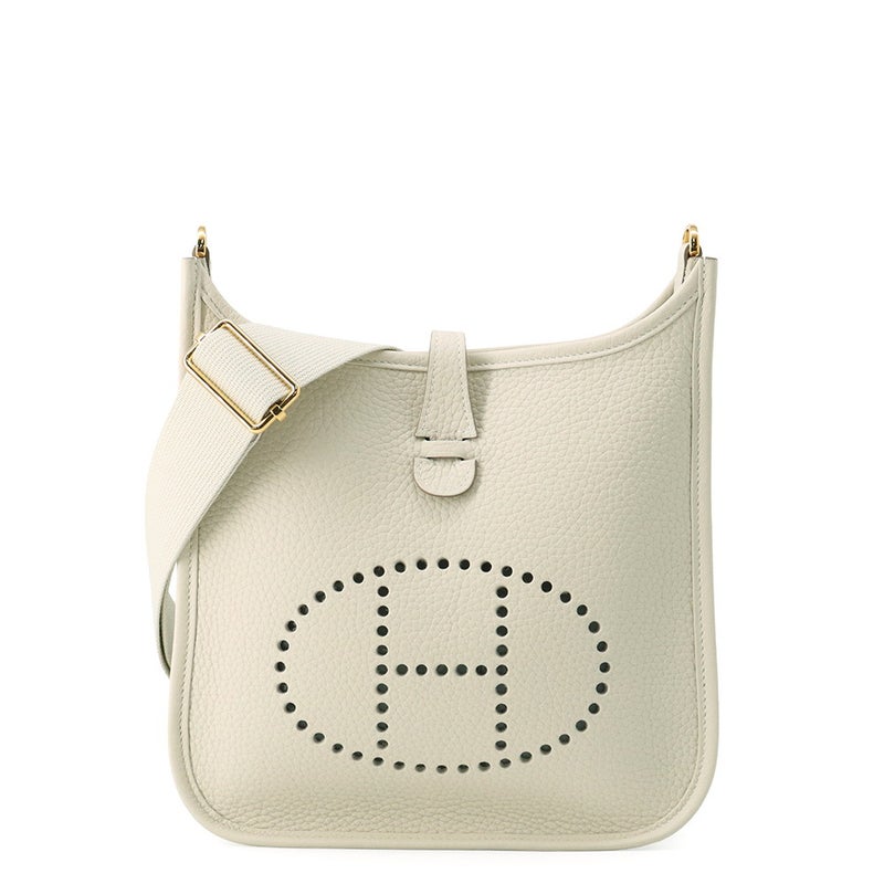 エルメス ショルダーバッグ エブリン3 23 クレ/ゴールド金具 トリヨンクレマンス G刻印 HERMES Evelyne