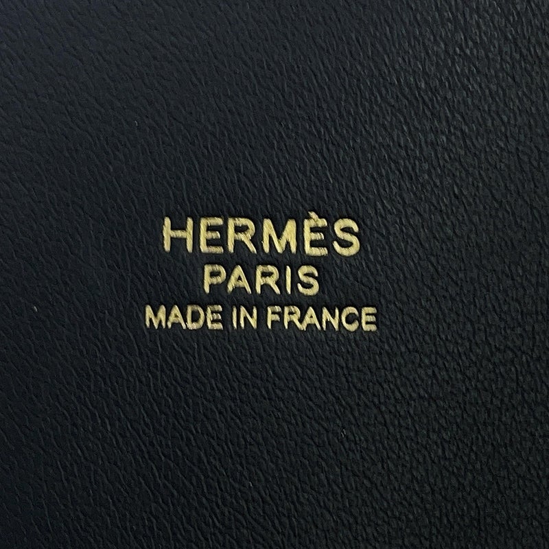 エルメス ハンドバッグ ボリード31 ブラック/ゴールド金具 トリヨンクレマンス A刻印 HERMES Bolide 2wayショルダー 黒