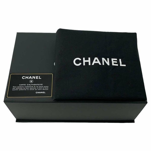 シャネル チェーンショルダーバッグ マトラッセ ココマーク ラムスキン ミニマトラッセ A35200 黒