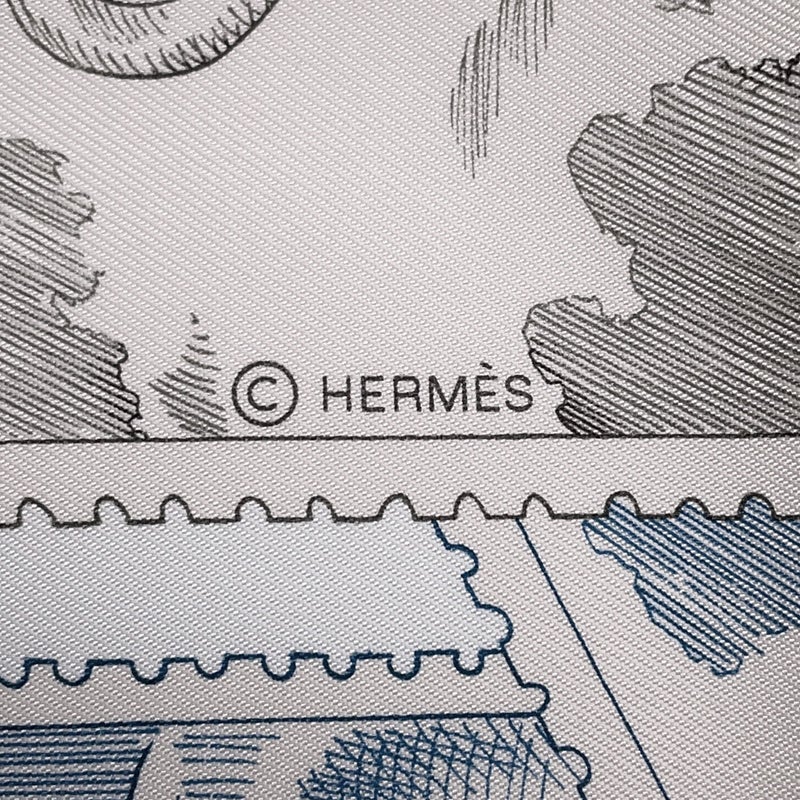 エルメス スカーフ カレ90 フォーブルの切手愛好家Le Philateliste du Faubourg HERMES 2025春夏
