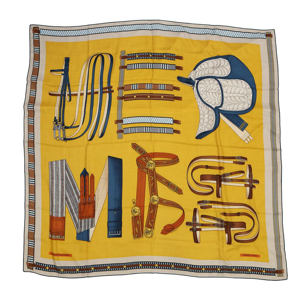 エルメス ストール カレ140 カレジェアン レトル・エケストル HERMES
