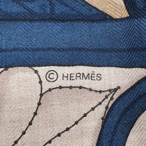 エルメス ストール カレ140 カレジェアン レトル・エケストル HERMES カシミヤ シルク 2024秋冬