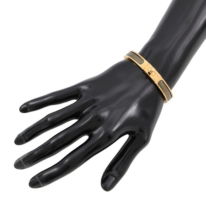 エルメス ブレスレット ミニクリック ケリー PM ノワール・ドレ/ゴールド金具 HERMES アクセサリー