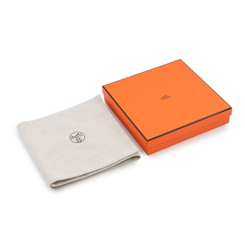 エルメス ネックレス トネール スモール ブラック/シルバー金具 HERMES アクセサリー 黒