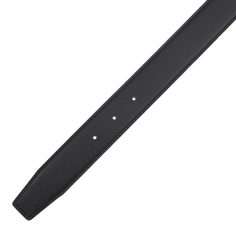 エルメス ベルト コンスタンス Hベルト リバーシブル ブラック/ショコラ/シルバー金具 ボックスカーフ/トゴ  サイズ95 メンズ 黒