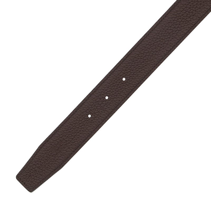 エルメス ベルト コンスタンス Hベルト リバーシブル ブラック/ショコラ/シルバー金具 ボックスカーフ/トゴ  サイズ95 メンズ 黒