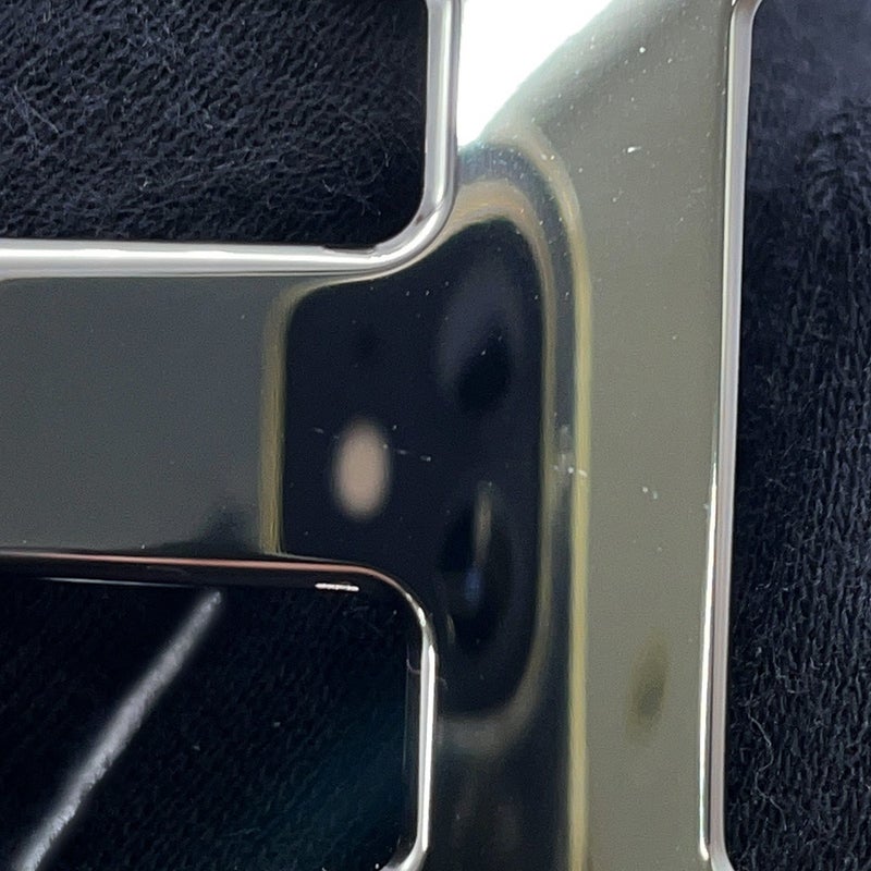 エルメス ベルト コンスタンス Hベルト リバーシブル ブラック/ショコラ/シルバー金具 ボックスカーフ/トゴ  サイズ95 メンズ 黒