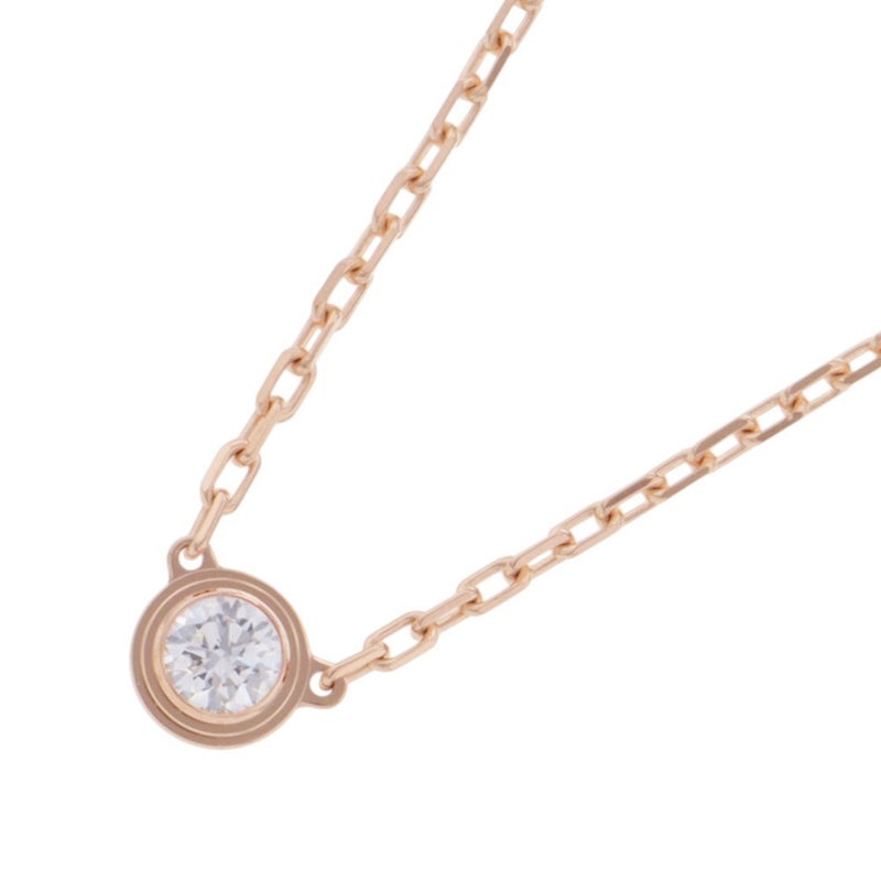 カルティエ ネックレス ダムール SM スモールモデル ダイヤモンド 1P 0.09ct K18PG B7215700 Cartier ペンダント