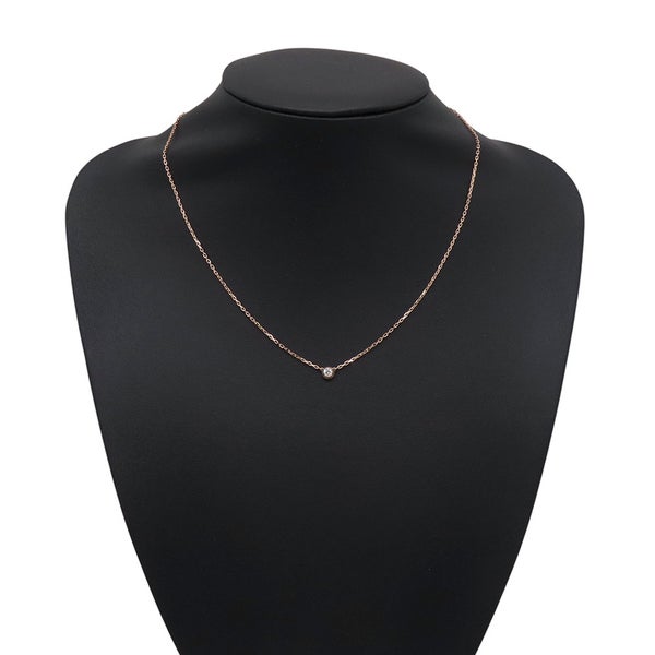 カルティエ ネックレス ダムール SM スモールモデル ダイヤモンド 1P 0.09ct K18PG B7215700 Cartier ペンダント