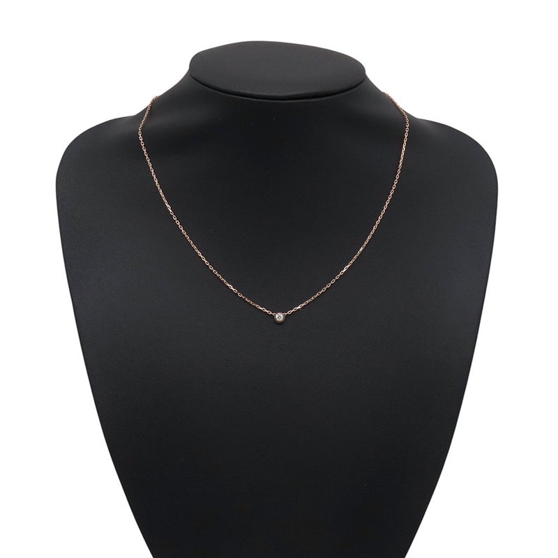 カルティエ ネックレス ダムール SM スモールモデル ダイヤモンド 1P 0.09ct K18PG B7215700 Cartier ペンダント