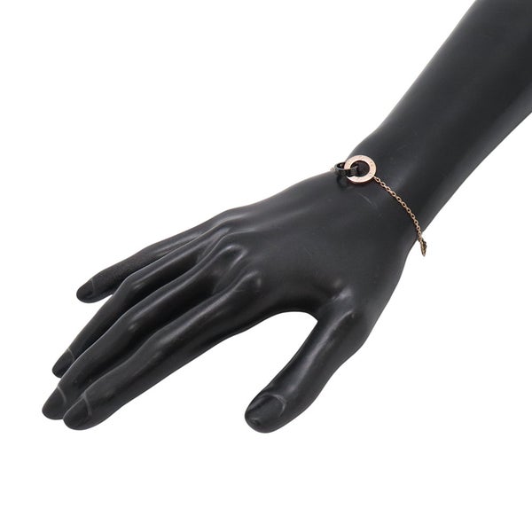 カルティエ ブレスレット LOVE ダイヤモンド 3P K18PGピンクゴールド/ブラックセラミック Cartier ラブサークル チェーン