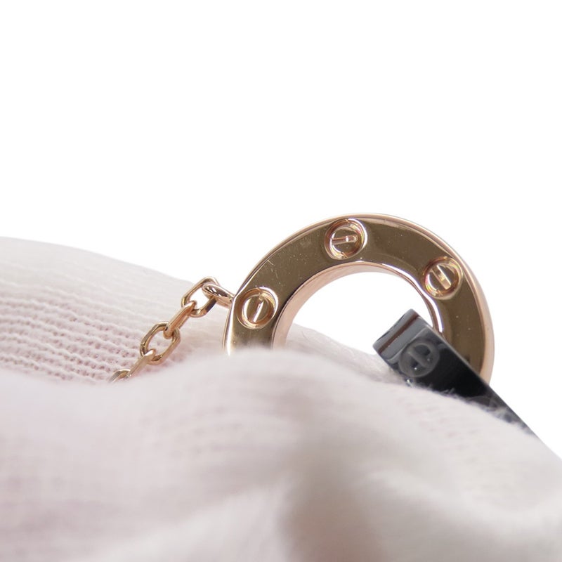 カルティエ ブレスレット LOVE ダイヤモンド 3P K18PGピンクゴールド/ブラックセラミック Cartier ラブサークル チェーン