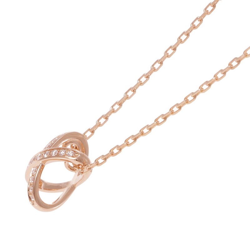 ショーメ ネックレス ジュ ドゥ リアン ペンダント ダイヤモンド 17P 計0.11ct K18PGピンクゴールド 082216 CHAUMET