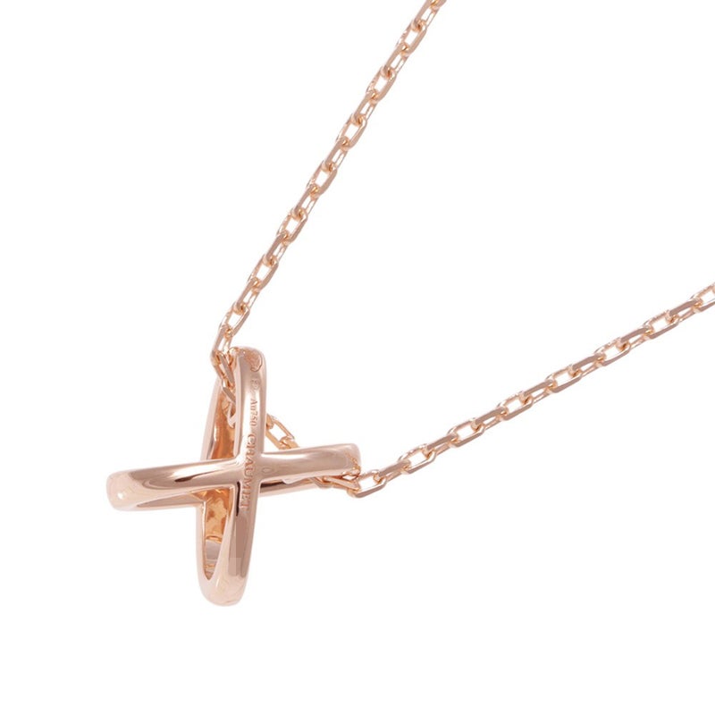 ショーメ ネックレス ジュ ドゥ リアン ペンダント ダイヤモンド 17P 計0.11ct K18PGピンクゴールド 082216 CHAUMET