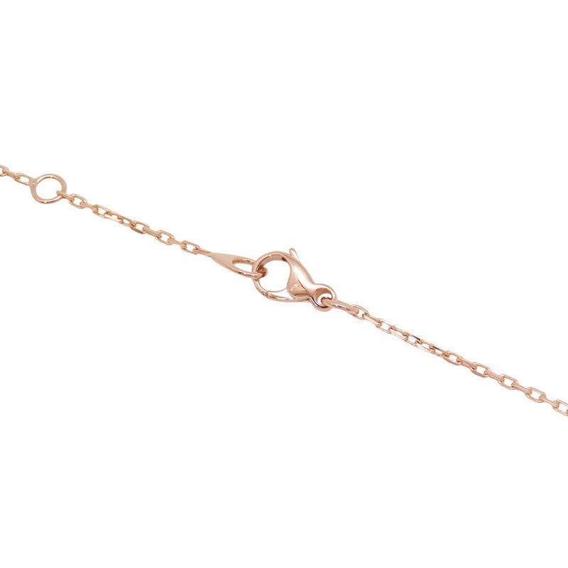 ショーメ ネックレス ジュ ドゥ リアン ペンダント ダイヤモンド 17P 計0.11ct K18PGピンクゴールド 082216 CHAUMET