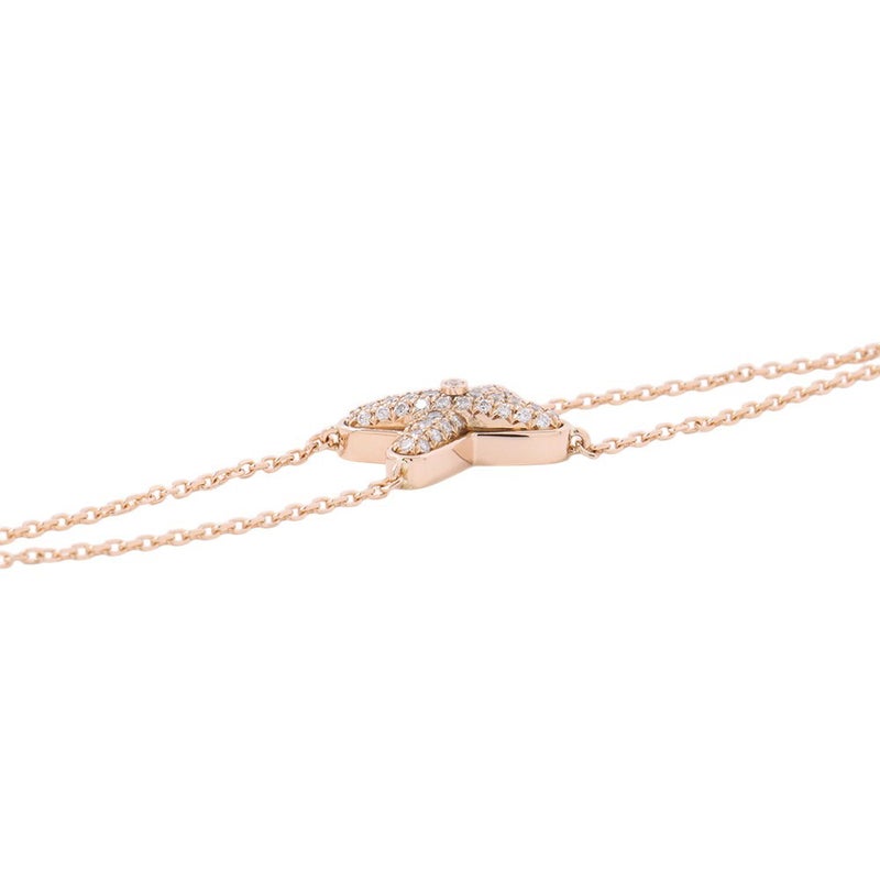 ショーメ ブレスレット ジュ ドゥ リアン ダイヤモンド 53P 計0.23ct K18PGピンクゴールド 083222 CHAUMET