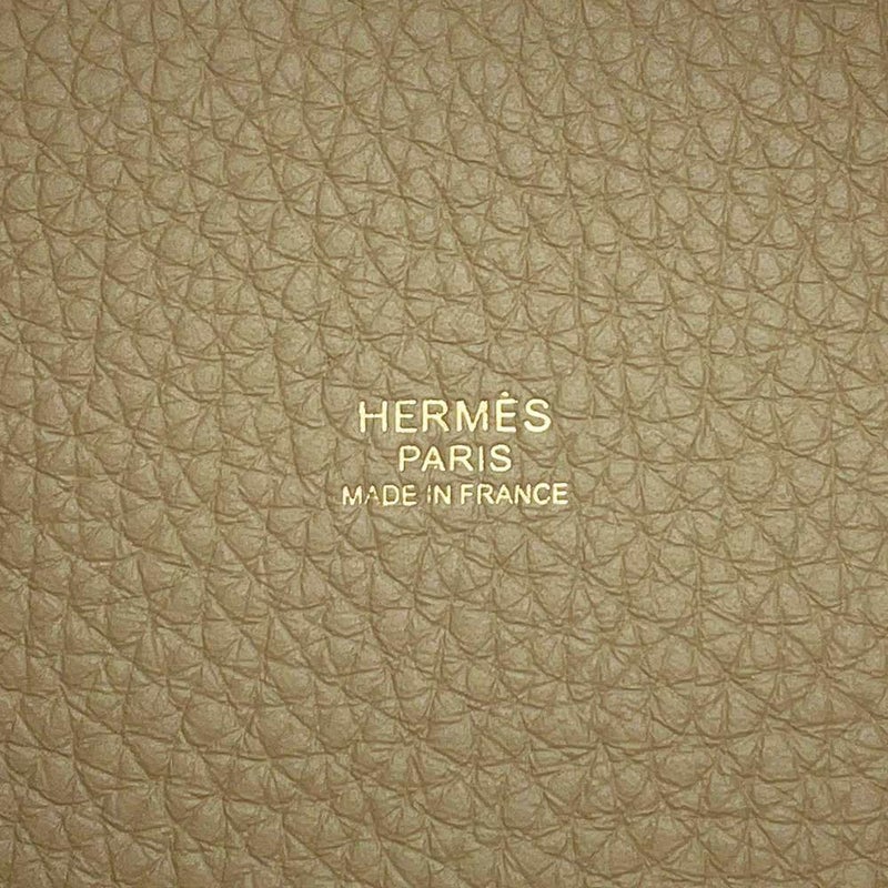 エルメス ハンドバッグ ピコタンロックPM ベージュマルファ/ゴールド金具 トリヨンクレマンス W刻印