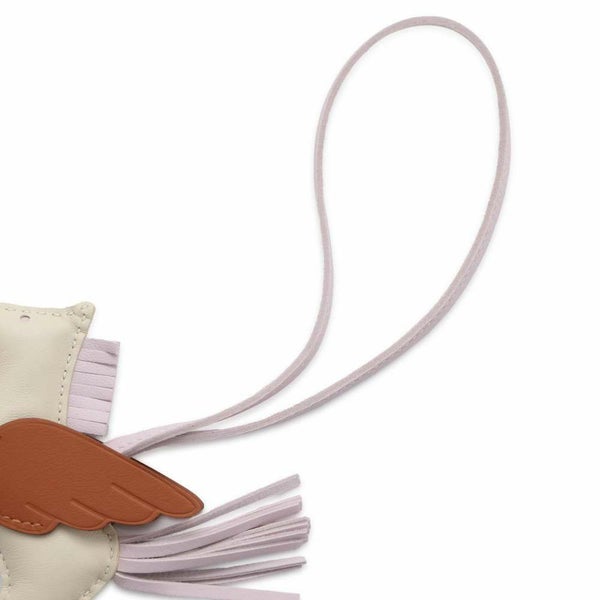 エルメス バッグチャーム ロデオPM ペガサス クレ/ゴールド/モーヴペール ラムスキン B刻印