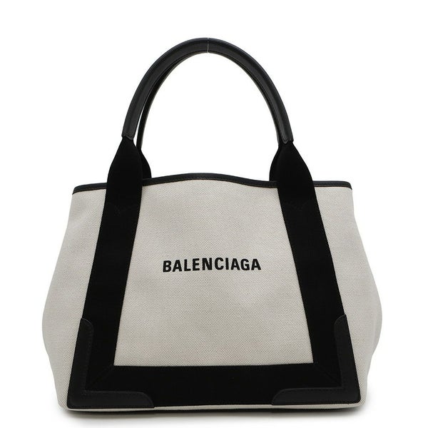 バレンシアガ トートバッグ ネイビーカバス S ポーチ付 339933 BALENCIAGA スモールサイズ バッグ 黒