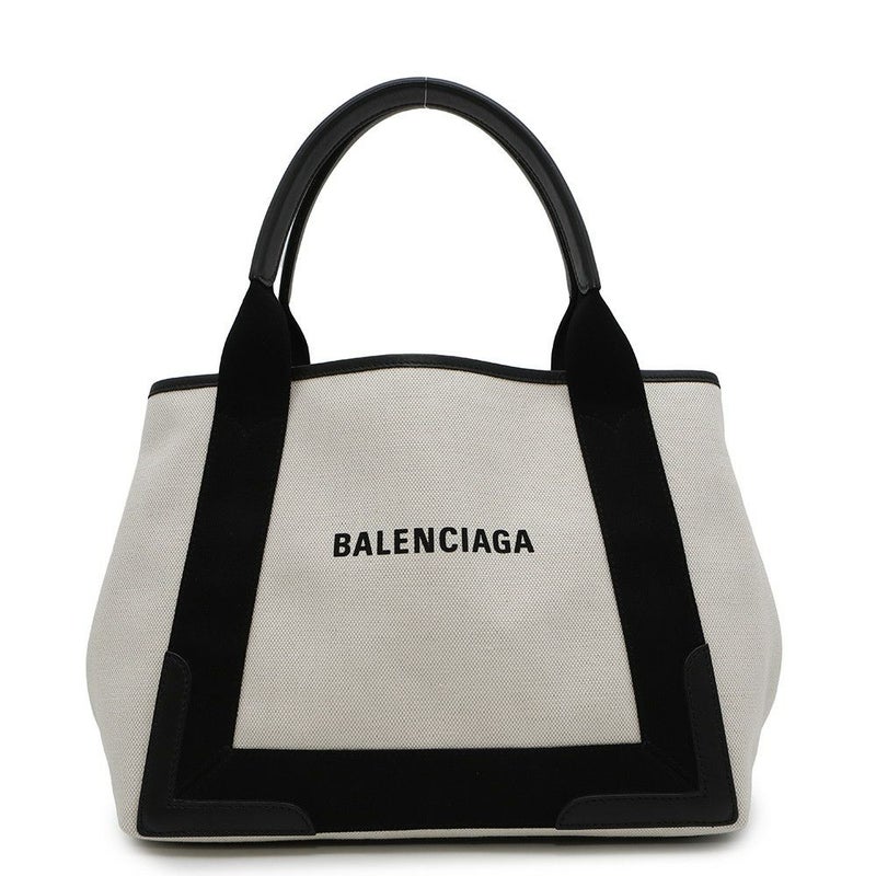 バレンシアガ トートバッグ ネイビーカバス S ポーチ付 339933 BALENCIAGA スモールサイズ バッグ 黒