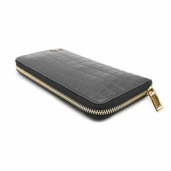 サンローランパリ 長財布 タイニーカサンドラ ラウンドファスナー 630201 SAINT LAURENT PARIS 黒