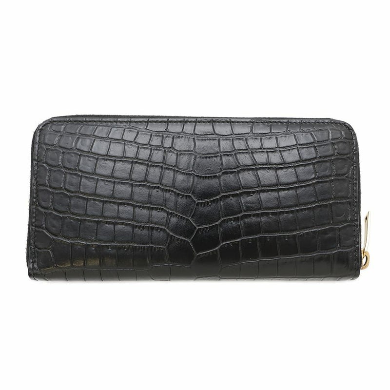 サンローランパリ 長財布 タイニーカサンドラ ラウンドファスナー 630201 SAINT LAURENT PARIS 黒