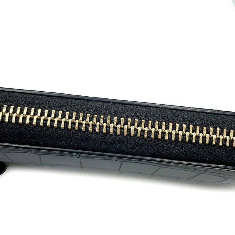 サンローランパリ 長財布 タイニーカサンドラ ラウンドファスナー 630201 SAINT LAURENT PARIS 黒