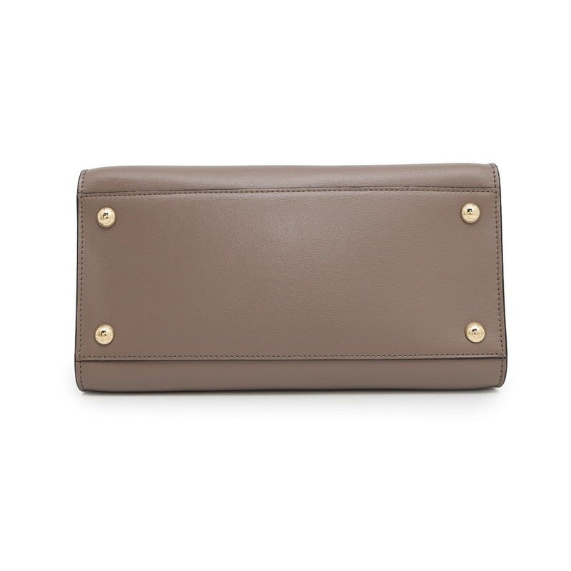 フェラガモ ハンドバッグ ヴァラ トップハンドル スプリットカーフレザー 21I290 Ferragamo 2way ブラウン