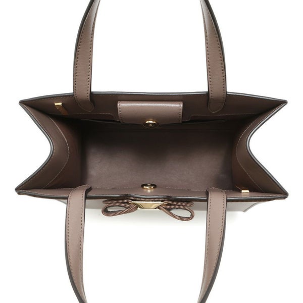 フェラガモ ハンドバッグ ヴァラ トップハンドル スプリットカーフレザー 21I290 Ferragamo 2way ブラウン