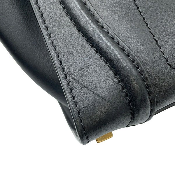 セリーヌ ハンドバッグ ラゲージ マイクロショッパー レザー 167793 CELINE 黒