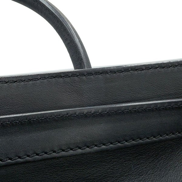 セリーヌ ハンドバッグ ラゲージ マイクロショッパー レザー 167793 CELINE 黒