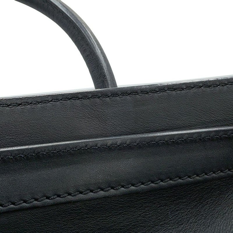 セリーヌ ハンドバッグ ラゲージ マイクロショッパー レザー 167793 CELINE 黒
