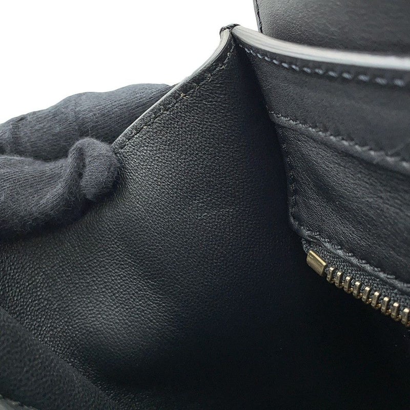 セリーヌ ハンドバッグ ラゲージ マイクロショッパー レザー 167793 CELINE 黒