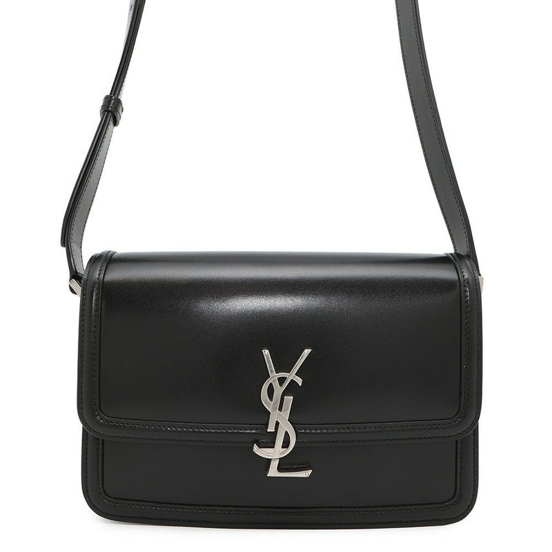サンローランパリ ショルダーバッグ ソルフェリーノ ミディアム レザー 711039 SAINT LAURENT PARIS 黒